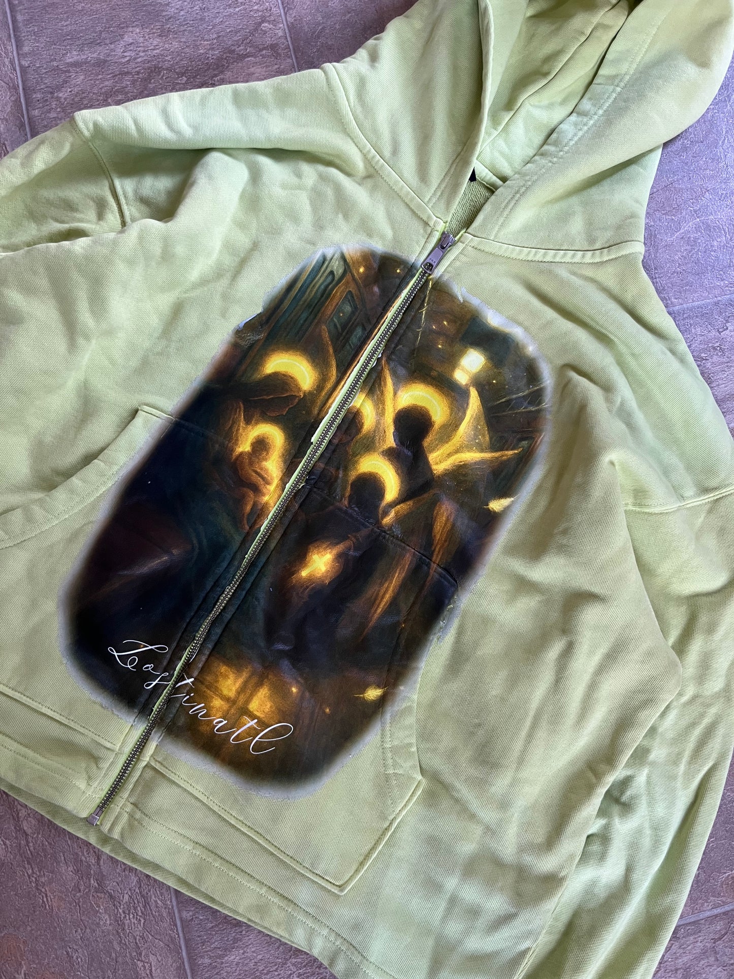 “Angelic Frequency” Zip Up Hoodie