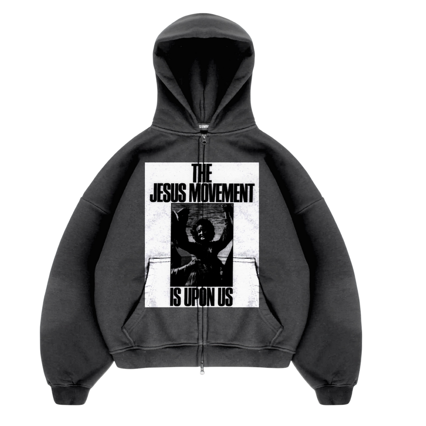 “He’s Coming” Zip Up Hoodie