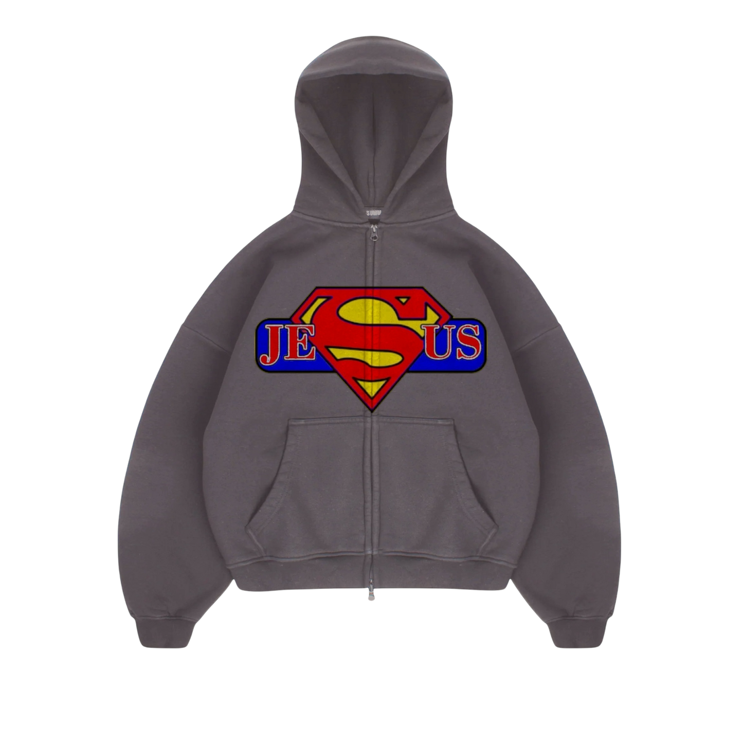“Jesus-Man” Zip Up Hoodie