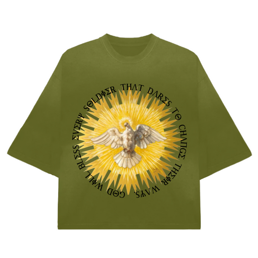 “God’s Dare” Cut Sleeve Sweater