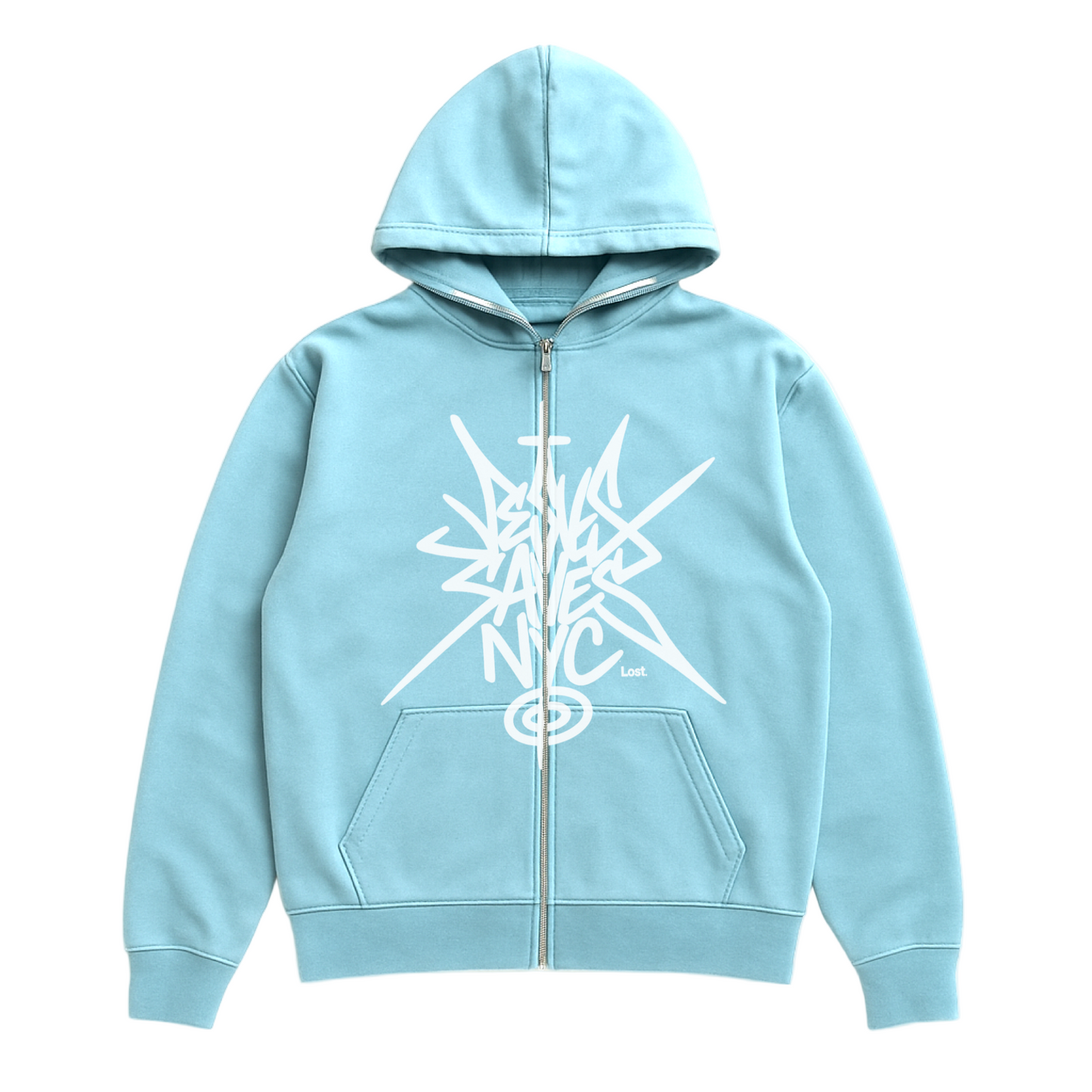 “Jesus Saved NYC” Zip Up Hoodie