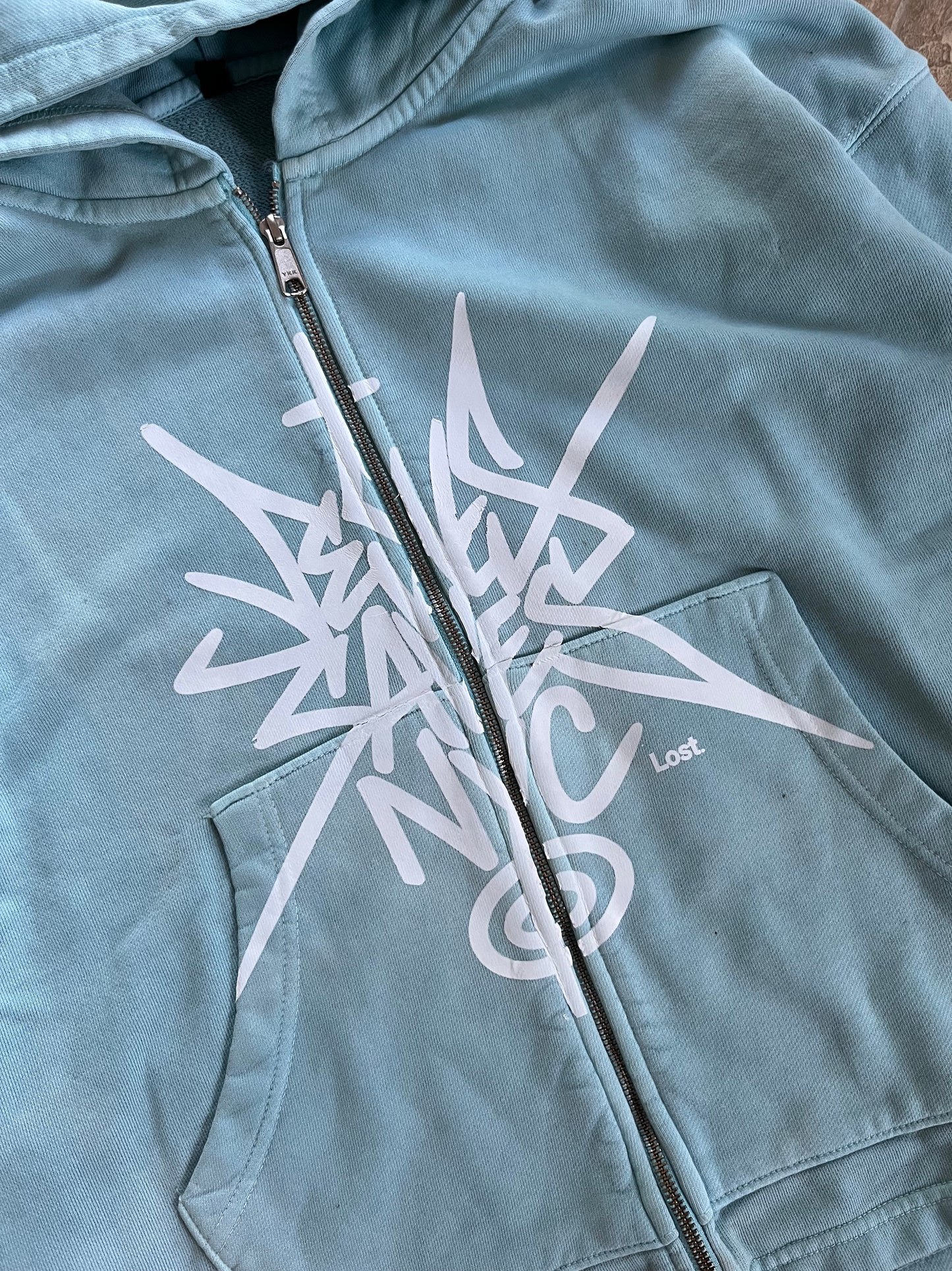“Jesus Saved NYC” Zip Up Hoodie
