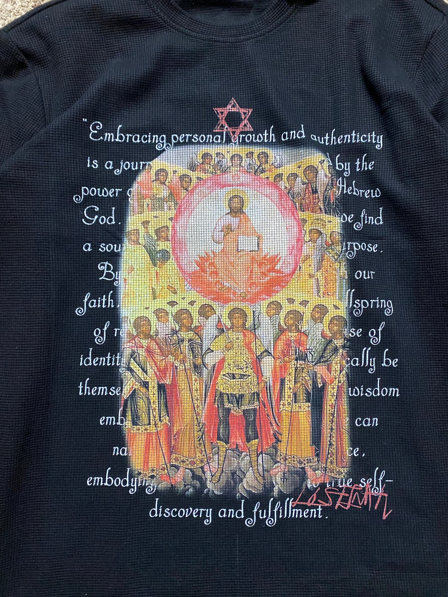 Black “Gods Depiction” LongSleeve Tee