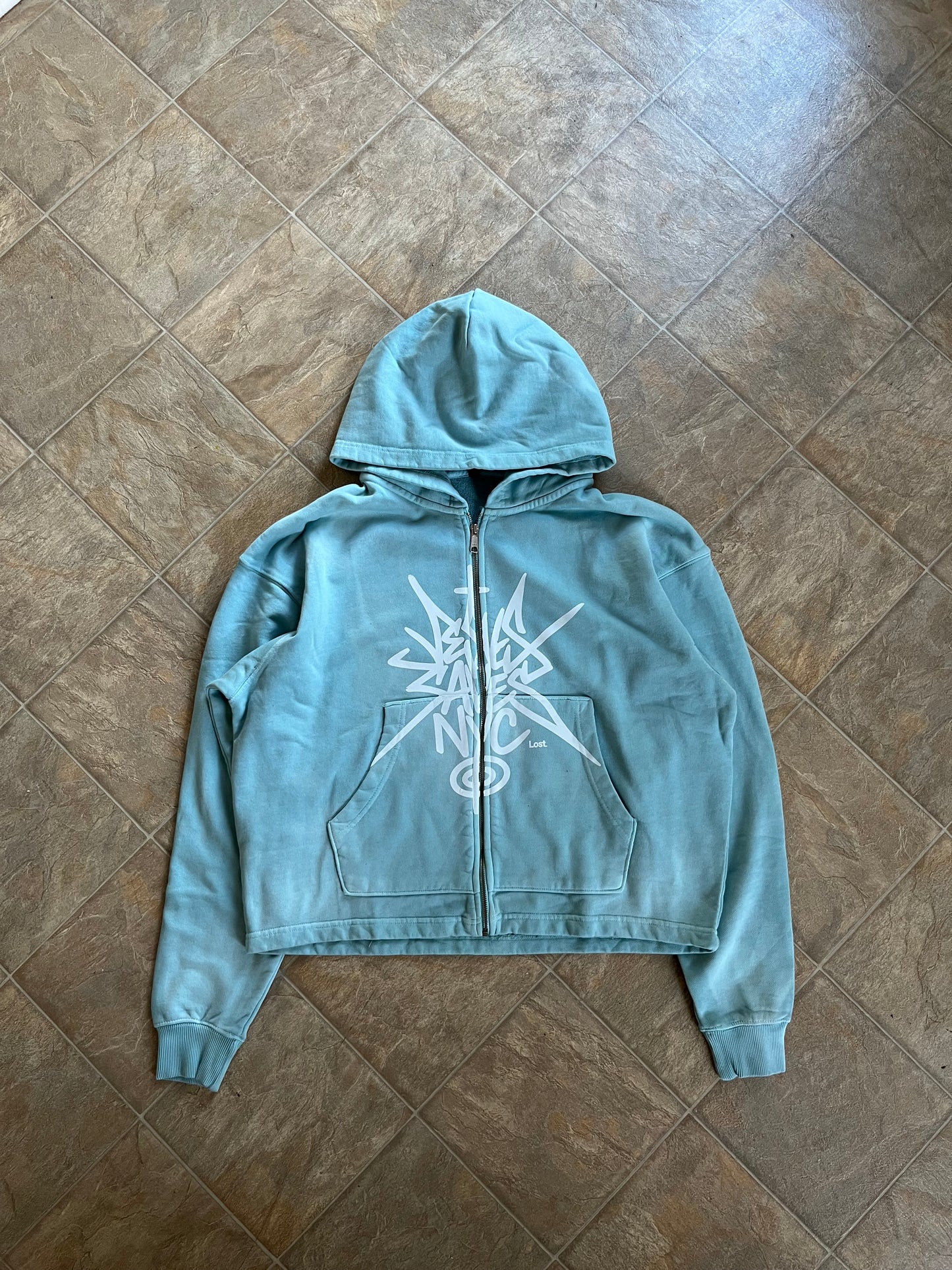 “Jesus Saved NYC” Zip Up Hoodie