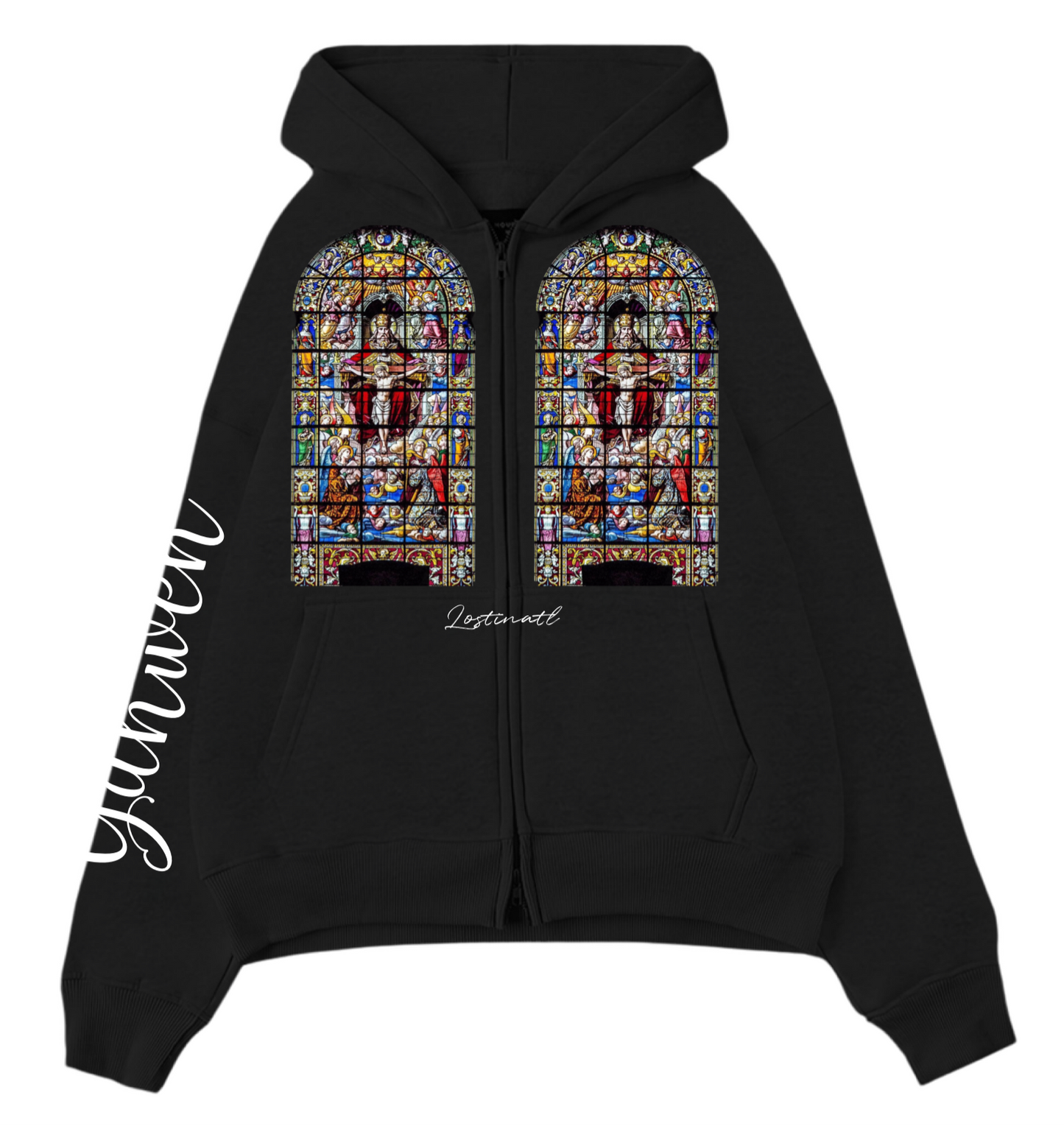 “Religion” Zip Up Hoodie