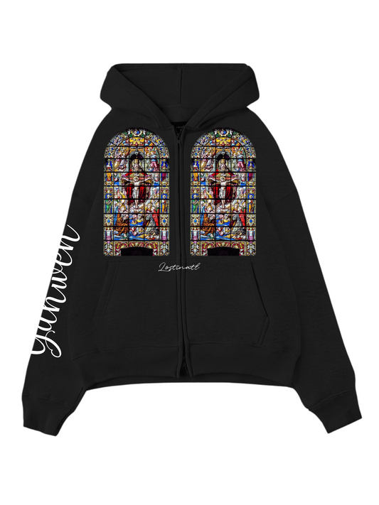 “Religion” Zip Up Hoodie