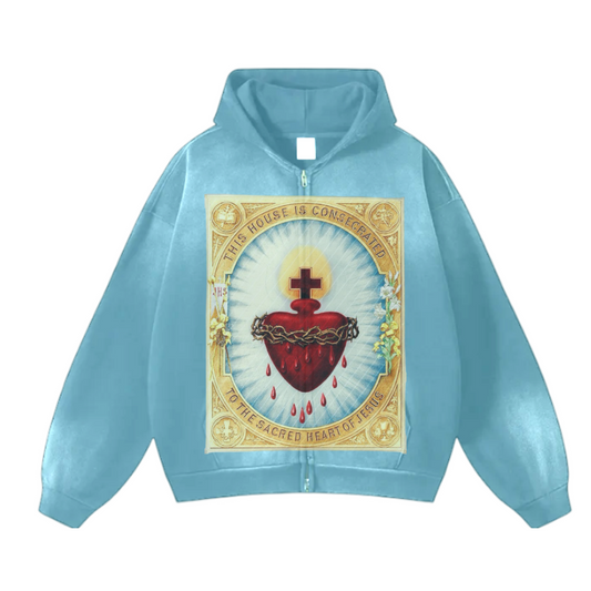 “Sacred Heart Of Jesus” Hoodies